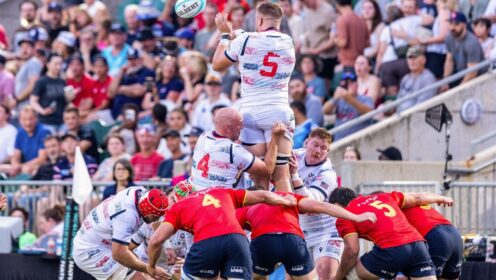Spain v USA during July's Nations Cup block