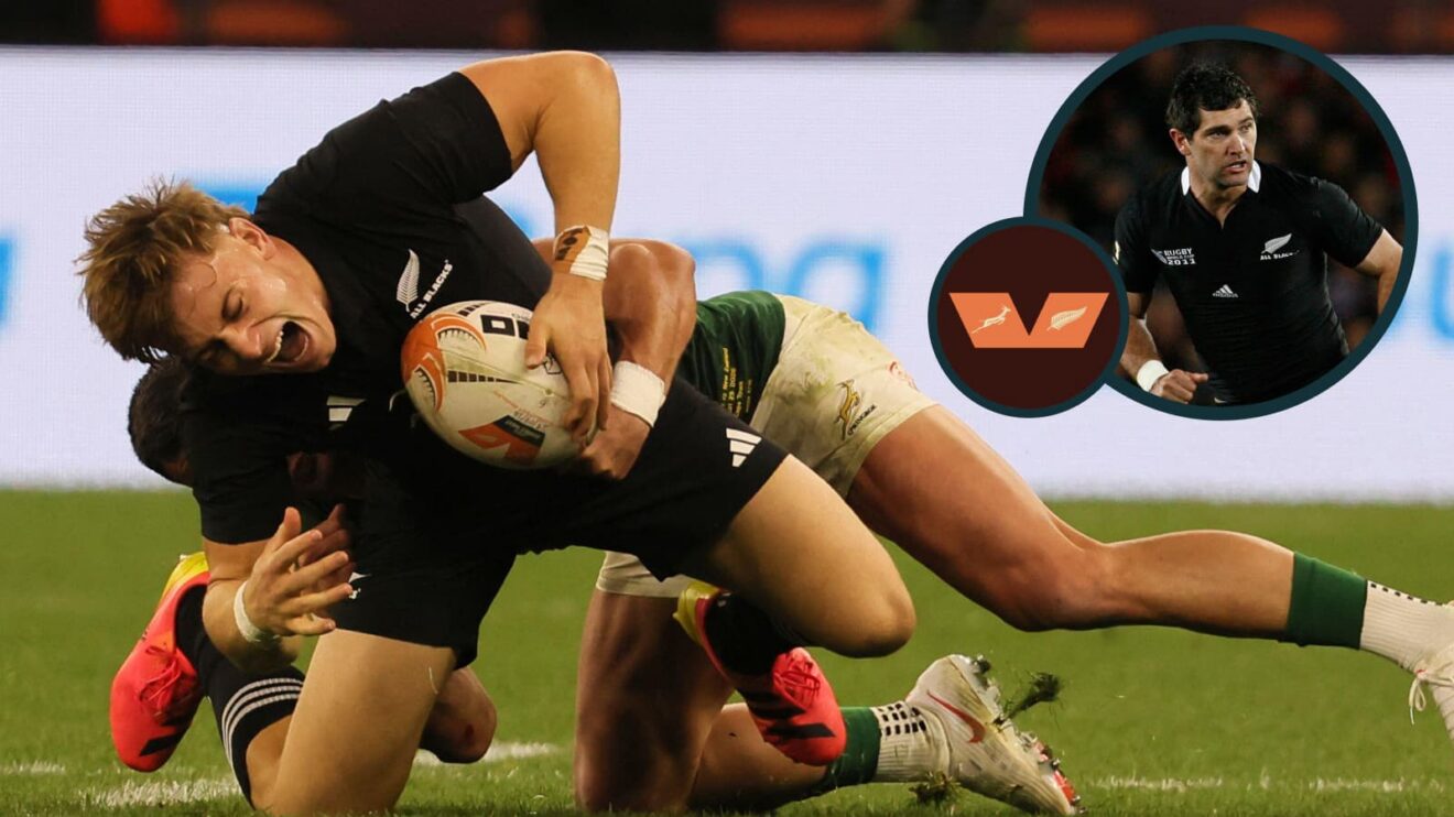 Two layer image of All Blacks rugby