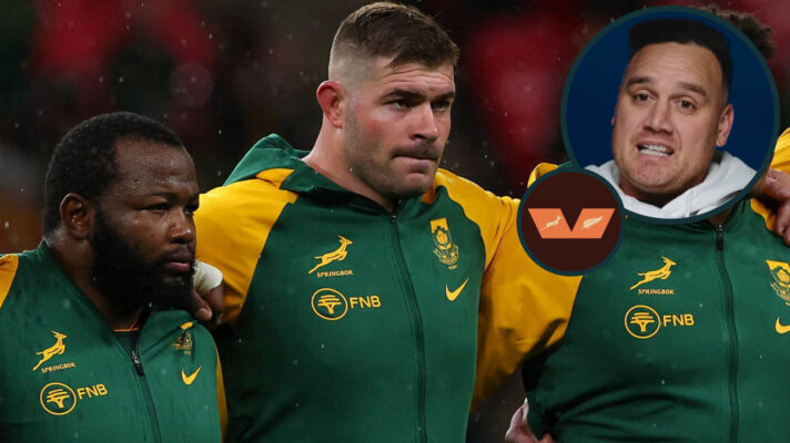 Ox Nche Malcolm Marx and Israel Folau image
