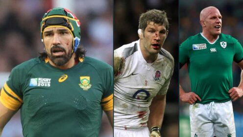 Victor Matfield, Simon Shaw and Paul O'Connell.