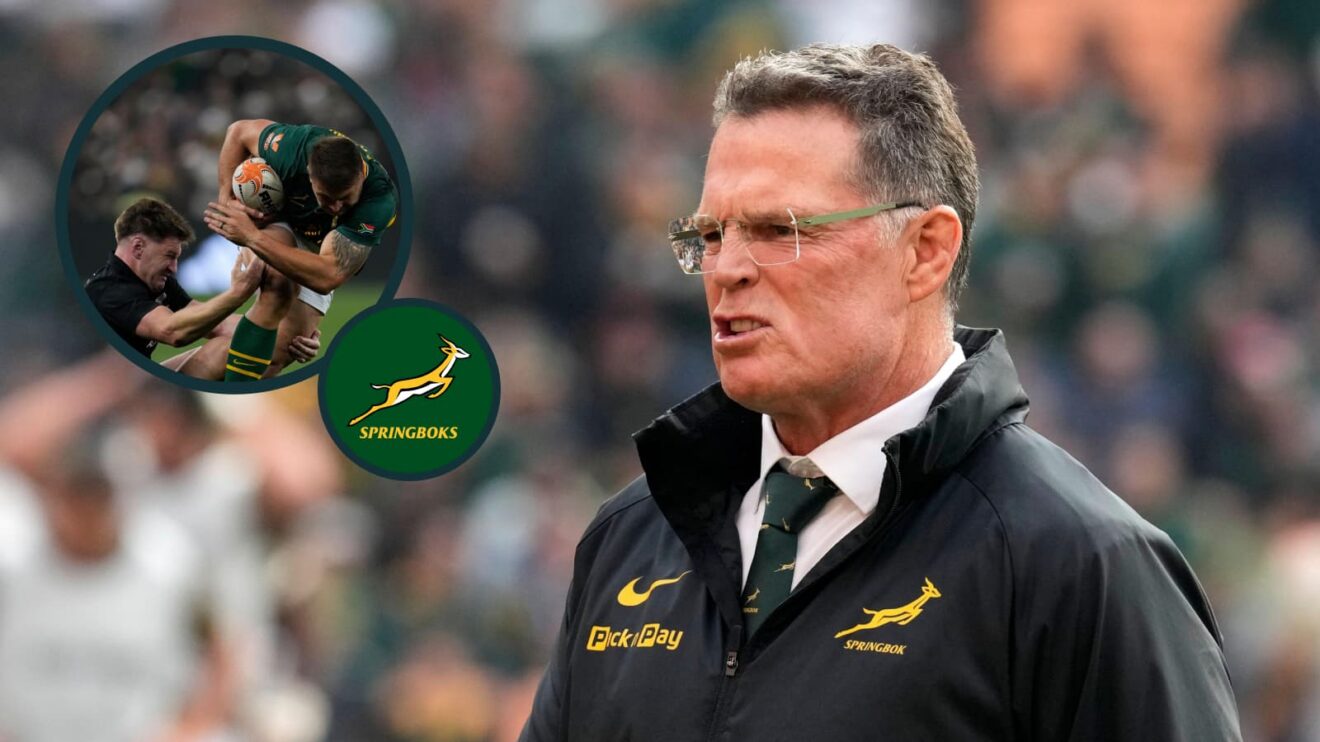 two layer image of Springboks rugby