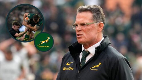 two layer image of Springboks rugby