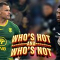 Who’s hot and who’s not: Springboks ‘full of brutal beauty and irresistible skill’ but ‘crying shame’ injuries leave ‘jarring sour taste’