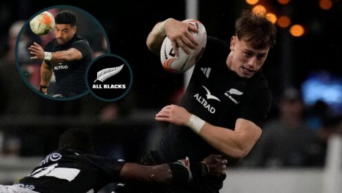 Stephen Donald believes Richie Mo’unga ‘complicating’ All Blacks fly-half battle after giving ‘flying pass’ verdict on Ruben Love