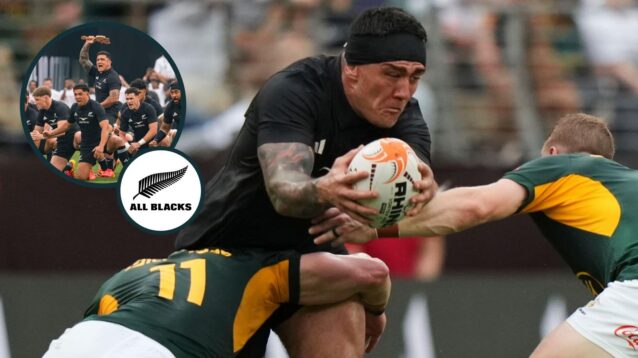 Two layer image of All Blacks rugby