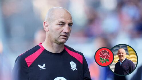 two layer image of England rugby