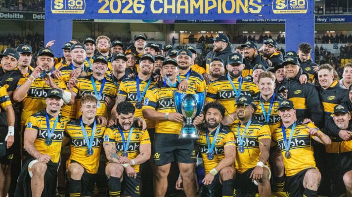 Hurricanes lift the 2026 Super Rugby Pacific title