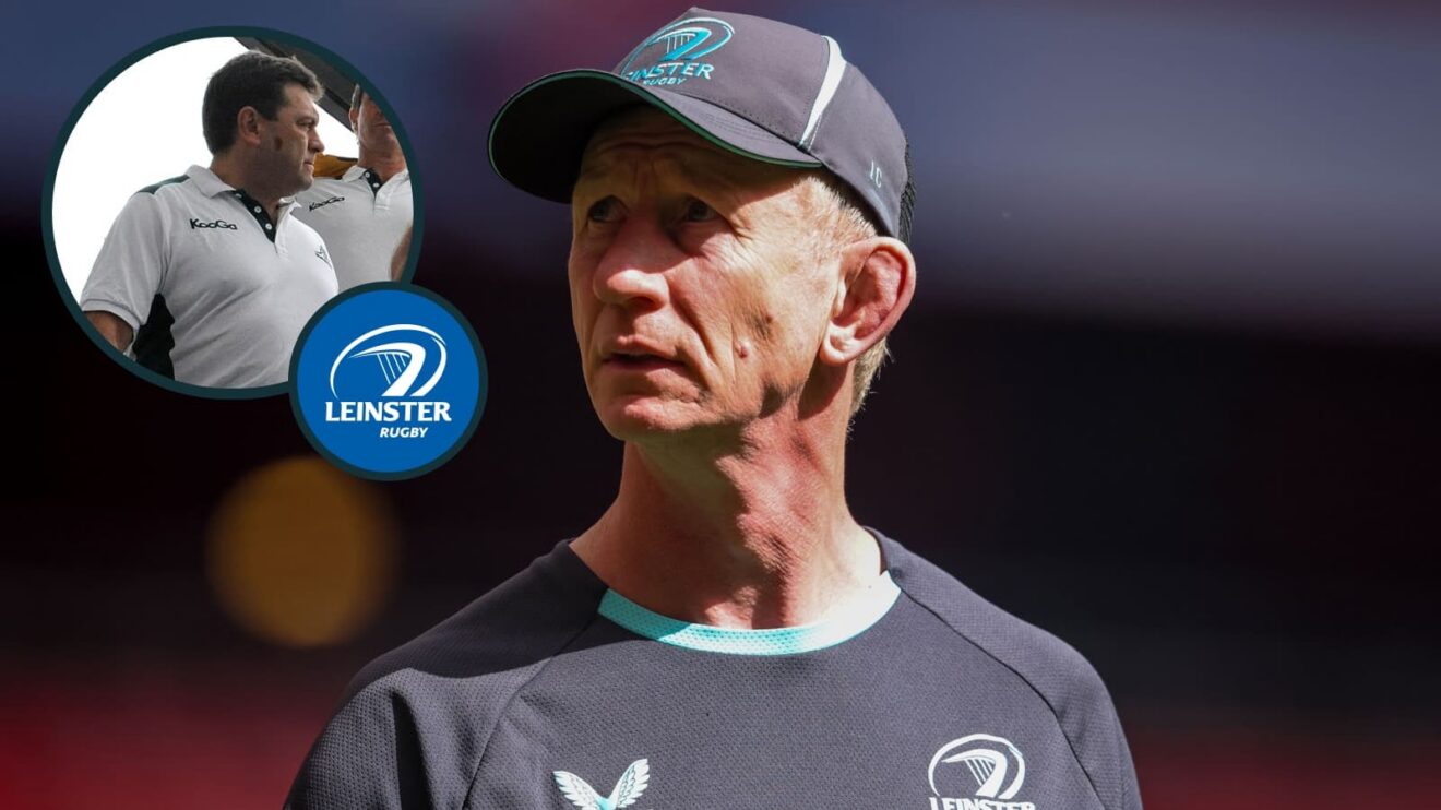 two layer image of Irish rugby