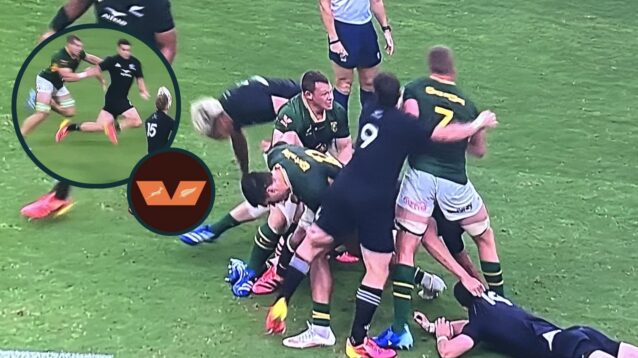 two layer image from Rugby's Greatest Rivalry