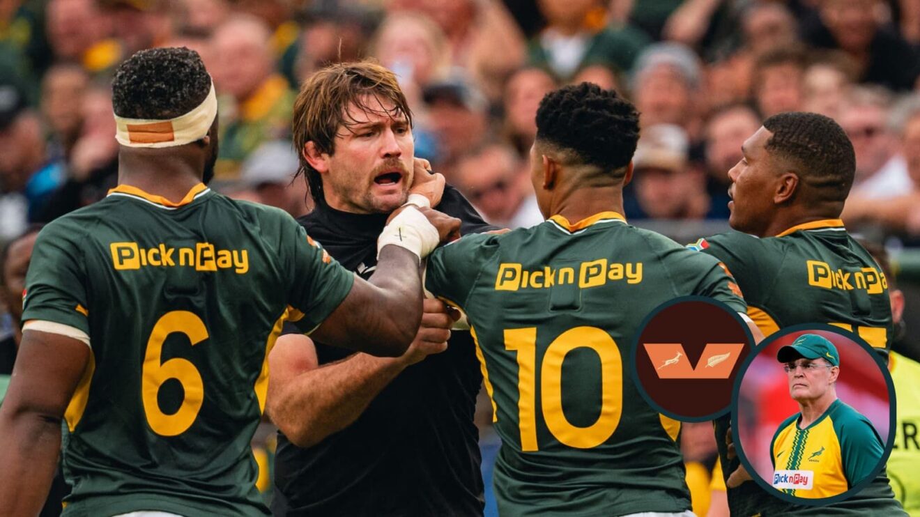 two layer image of Springboks rugby