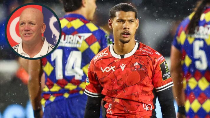 Lions' scrum-half Haashim Pead and an inset of Stormers boss John Dobson.