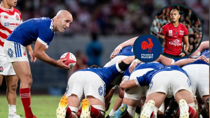Maxime Lucu in action for France.