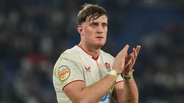 Alex Coles for England during the 2026 Six Nations