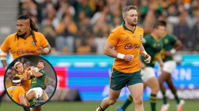 Wallabies scrum-half Ryan Lonergan impressed against the Springboks.