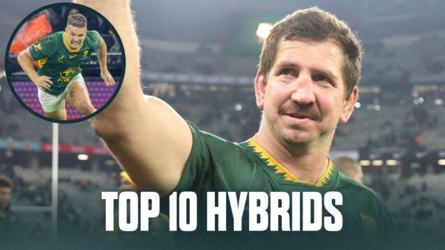 Top 10 hybrids in rugby: The man nicknamed after a horror film sets the template while Springboks' 'blunt instrument' changes the game