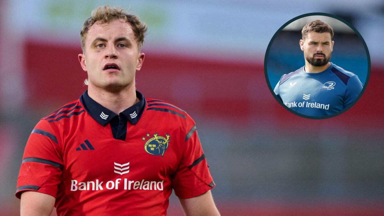 A two layered image of Craig Casey (left) and Max Deegan (right)