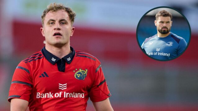 A two layered image of Craig Casey (left) and Max Deegan (right)