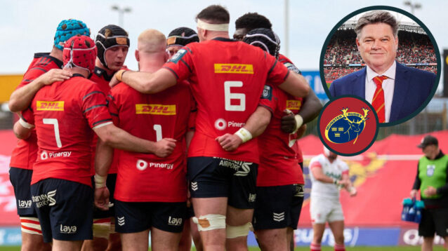 Munster players and Ian Flanagan image