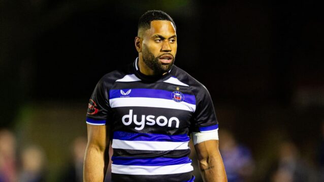 Joe Cokanasiga in action for Bath.