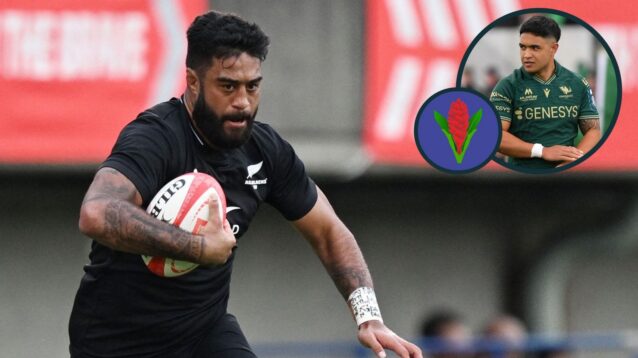 A two layered image of Akira Ioane and Josh Ioane