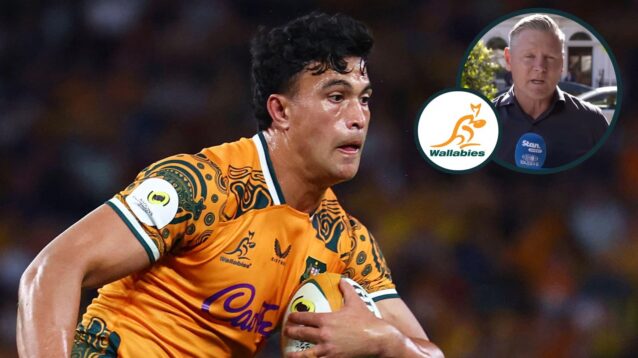 two layer Wallabies rugby image
