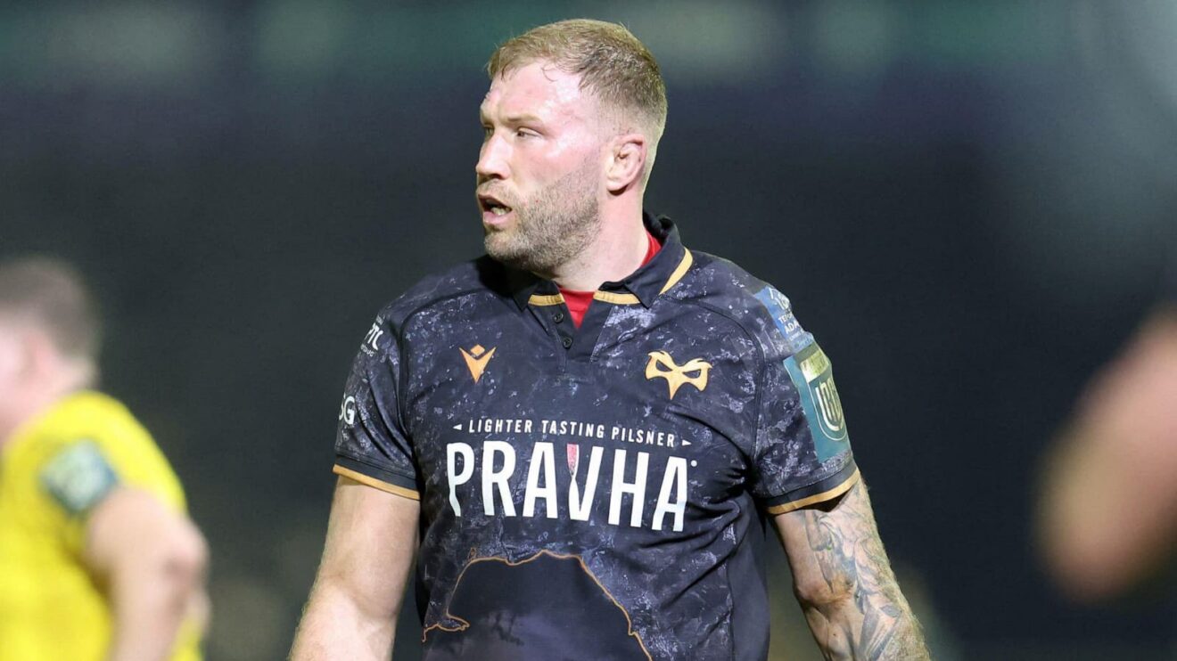 Ospreys flanker Ross Moriarty.