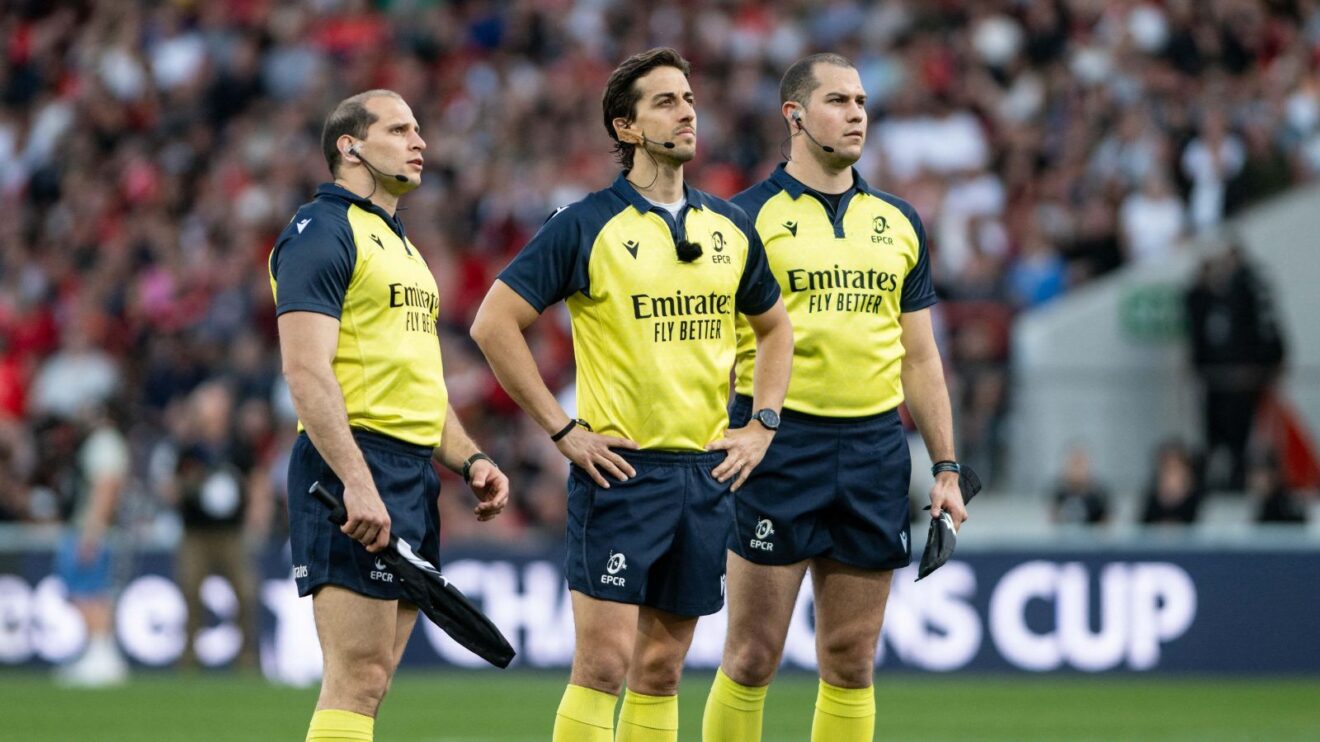 Investec Champions Cup match officials appointments round one.