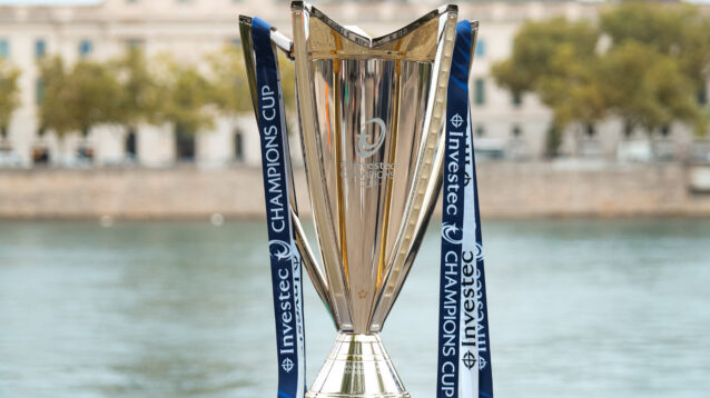 Investec Champions Cup trophy 2026