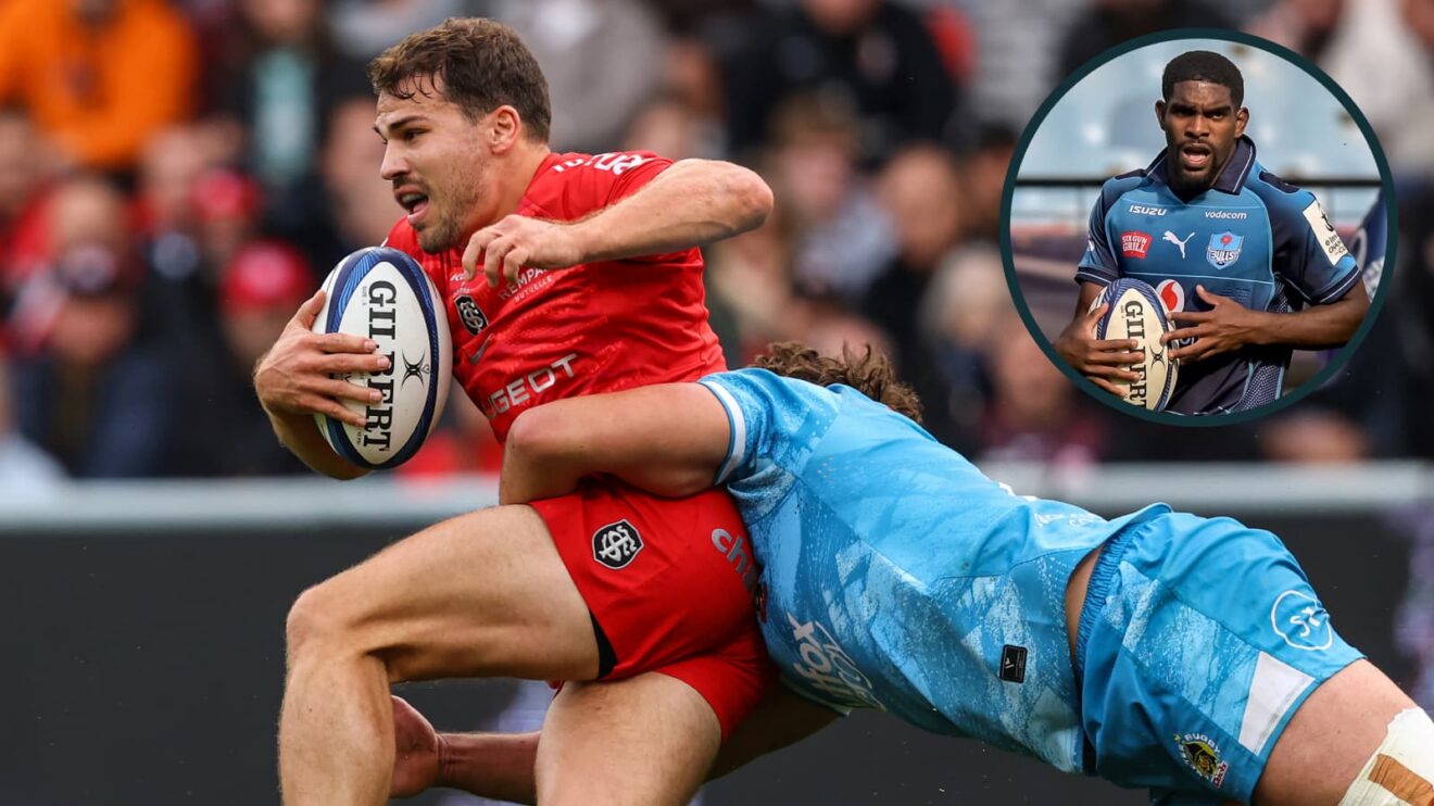 Toulouse star Antoine Dupont and Bulls wing Cheswill Jooste make the team.
