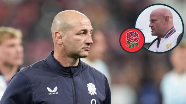 two layer image of England rugby