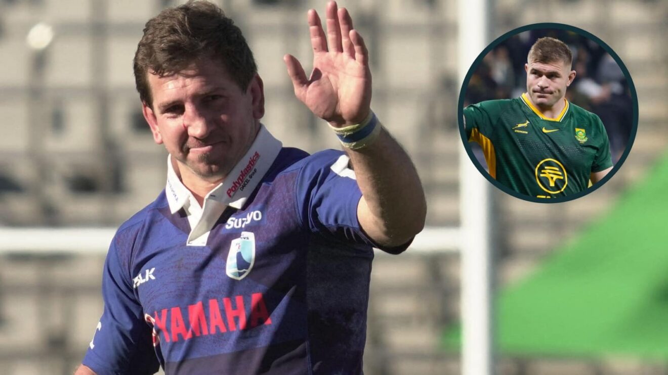 Springboks flanker Kwagga Smith and an inset of hooker Malcolm Marx