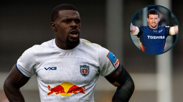 A two layered image of Christian Wade (left) and Ben Curry (right)