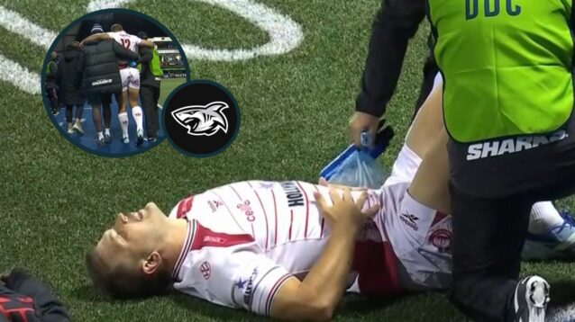 Andre Esterhuizen Sharks injury photo