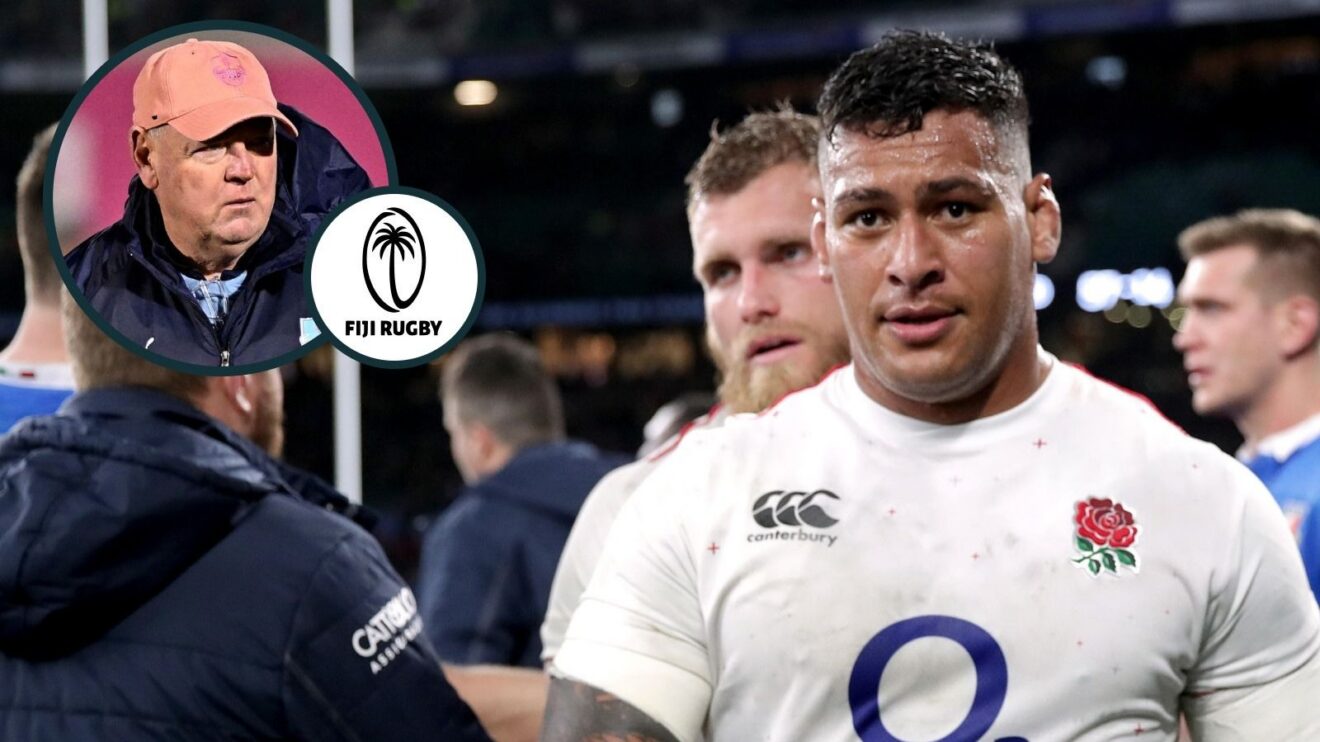 A two layered image of Nathan Hughes and Jake White